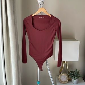 Abercrombie Long Sleeve Bodysuit